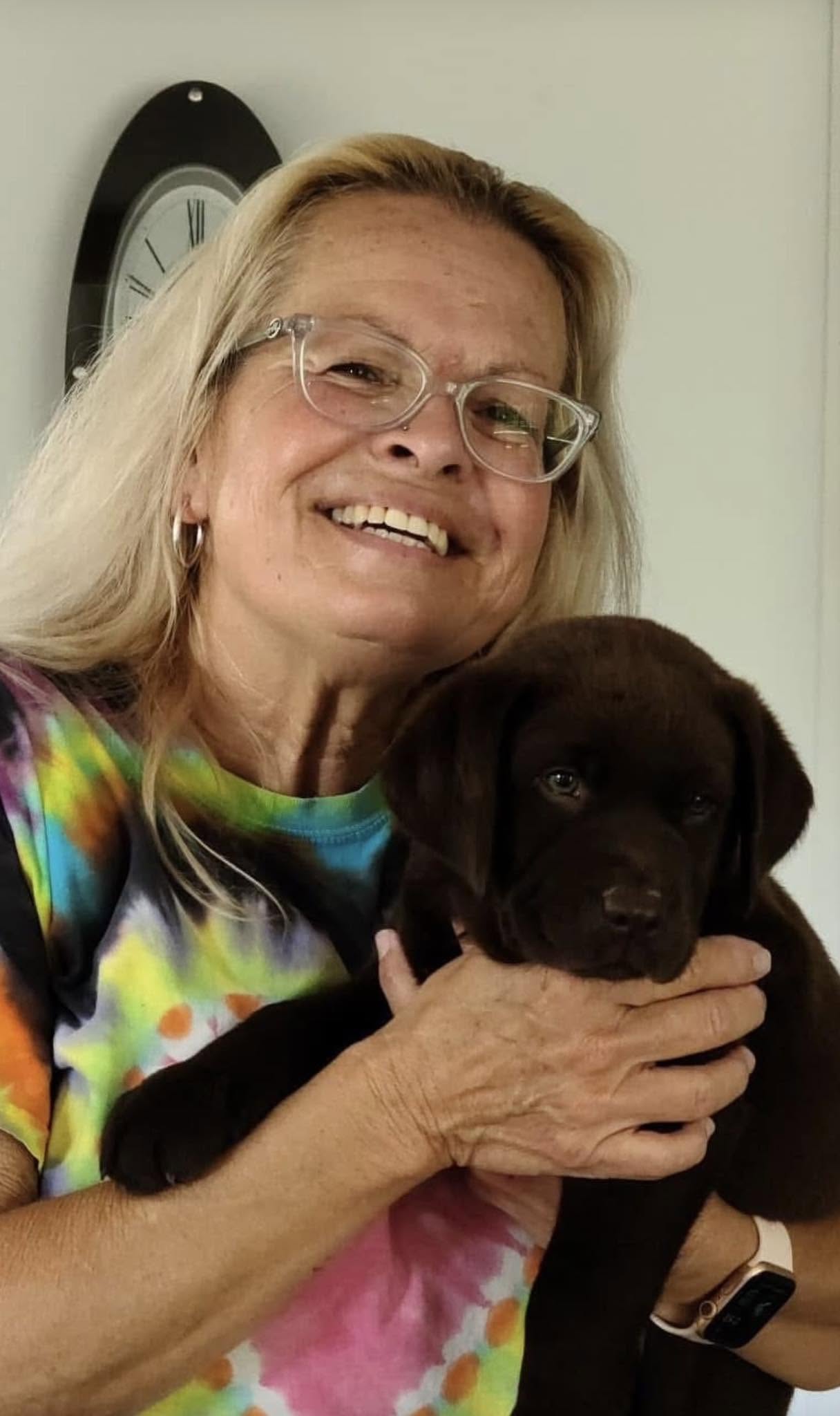 Deanna Luprete with Labrador Retrievers